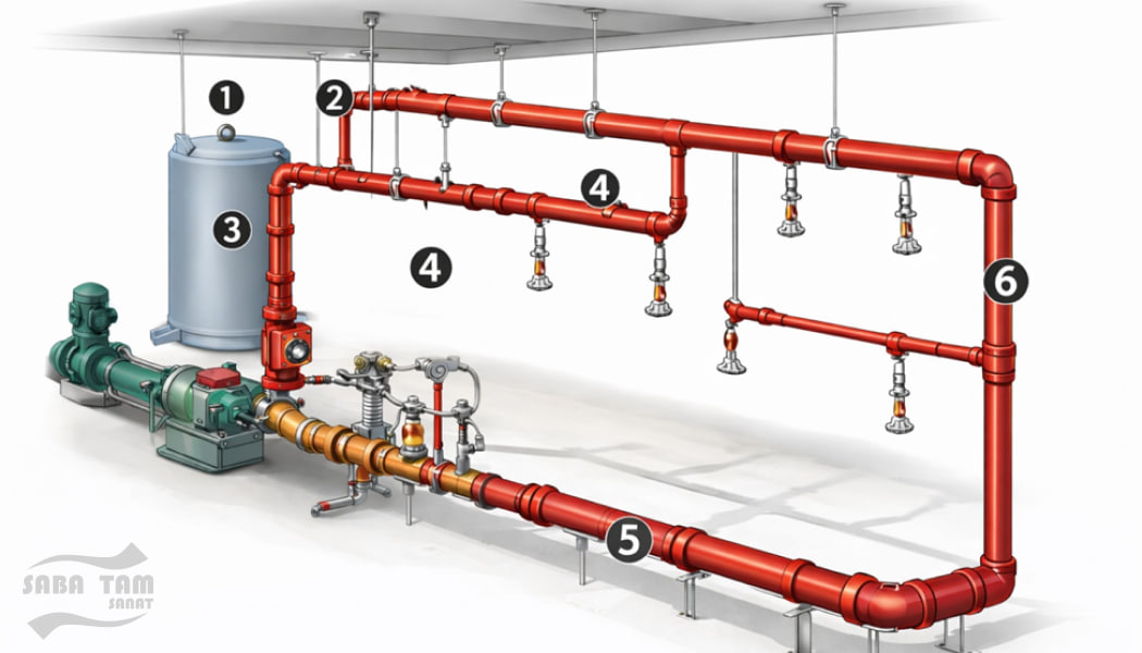 لوله کشی اسپرینکلر